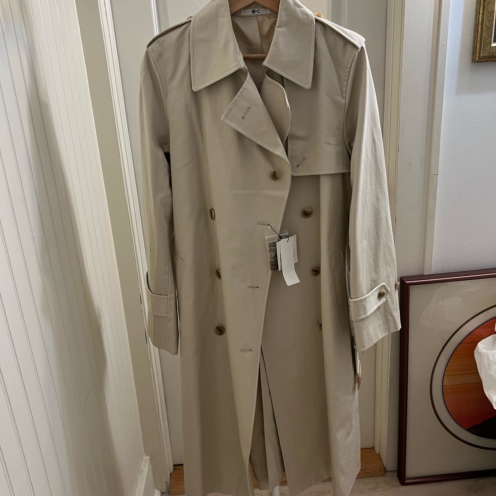 Uniqlo Light Tan Trench Coat